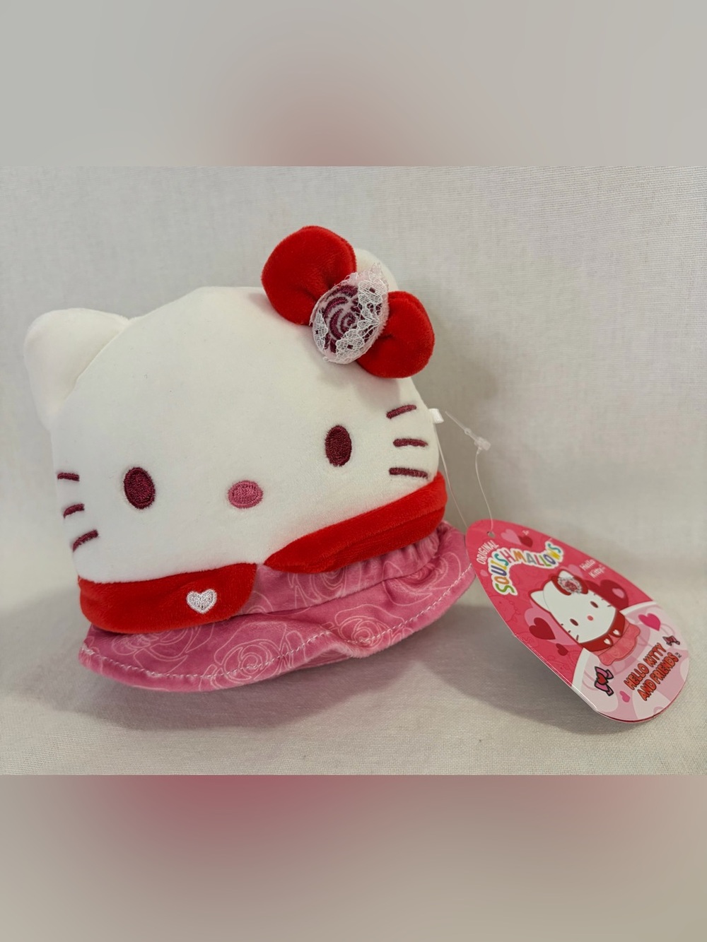 Hello Kitty Squishmallow Plush 5” Toy Limited Edition Valentines Collection NWT
